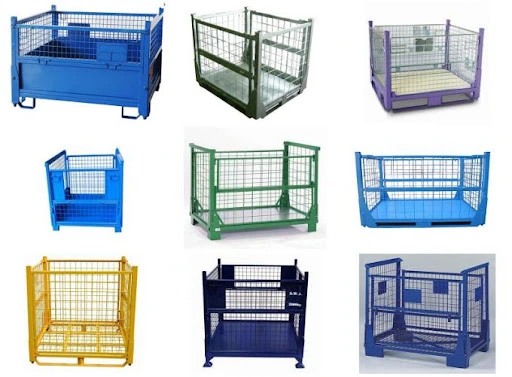 Warehouse Collapsible Wire Mesh Storage Stillage/Container