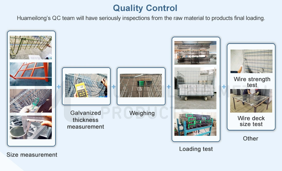 Custom Material Handling Warehouse Pallet Rack Wire Mesh Dividers for Shelving