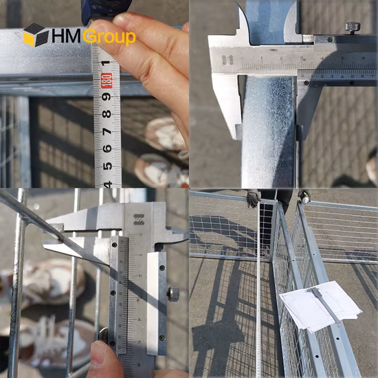 강철 아연 도금 6X4 트레일러 케이지 900mm